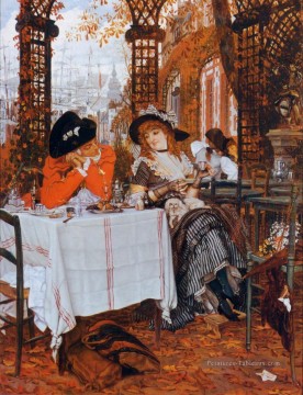 Un déjeuner James Jacques Joseph Tissot Peinture à l'huile